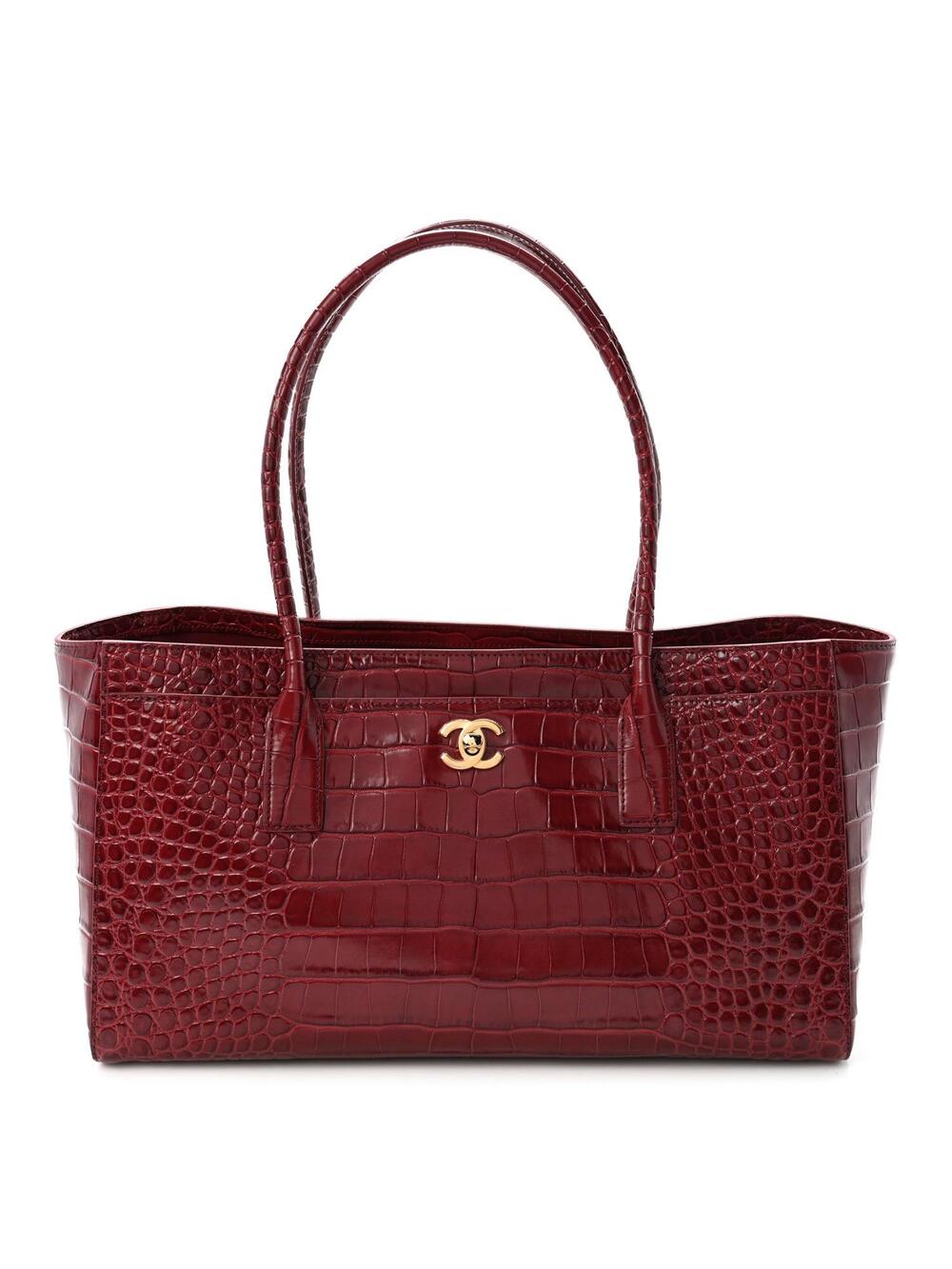 Chanel Calfskin Crocodile Embossed #352792C10B